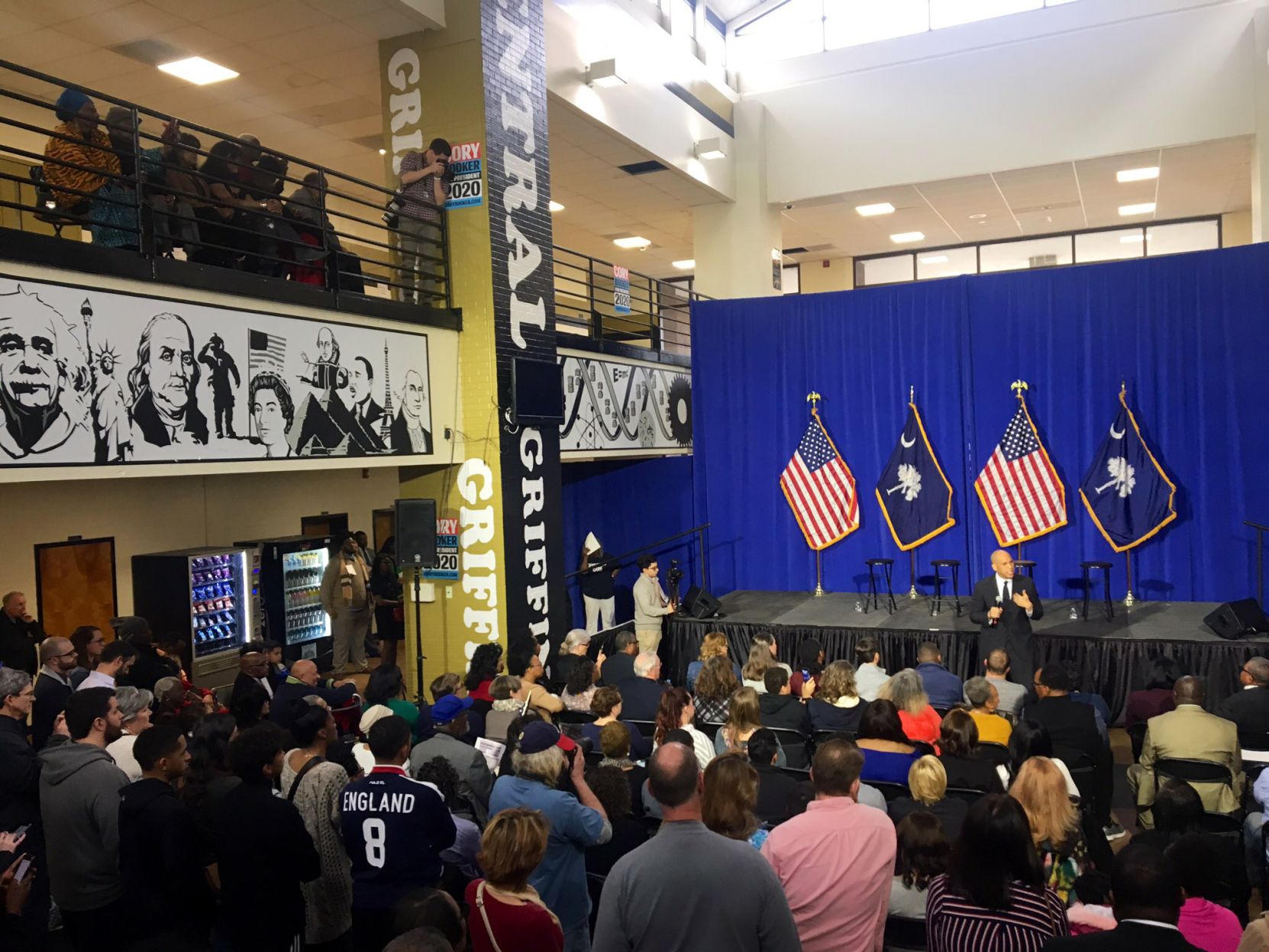 Cory Booker in Winnsboro